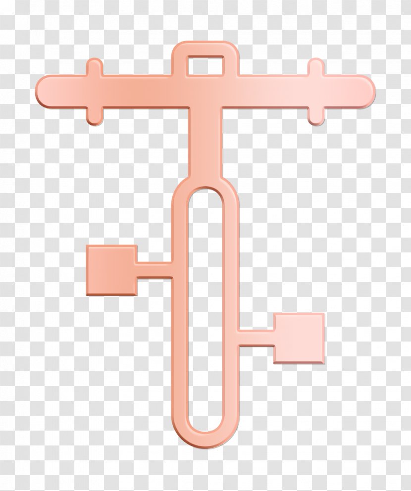 Bicycle Icon Bike Vehicles - Cross - Religious Item Symbol Transparent PNG