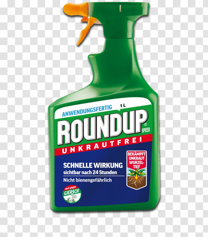 Herbicide Glyphosate Roundup Tough Weedkiller Spray - Kinder Garten Transparent PNG
