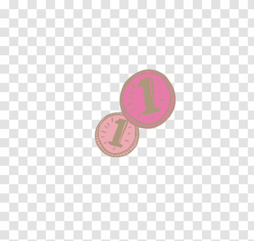 Brand Circle Pattern - Magenta - A Dollar Coin Transparent PNG