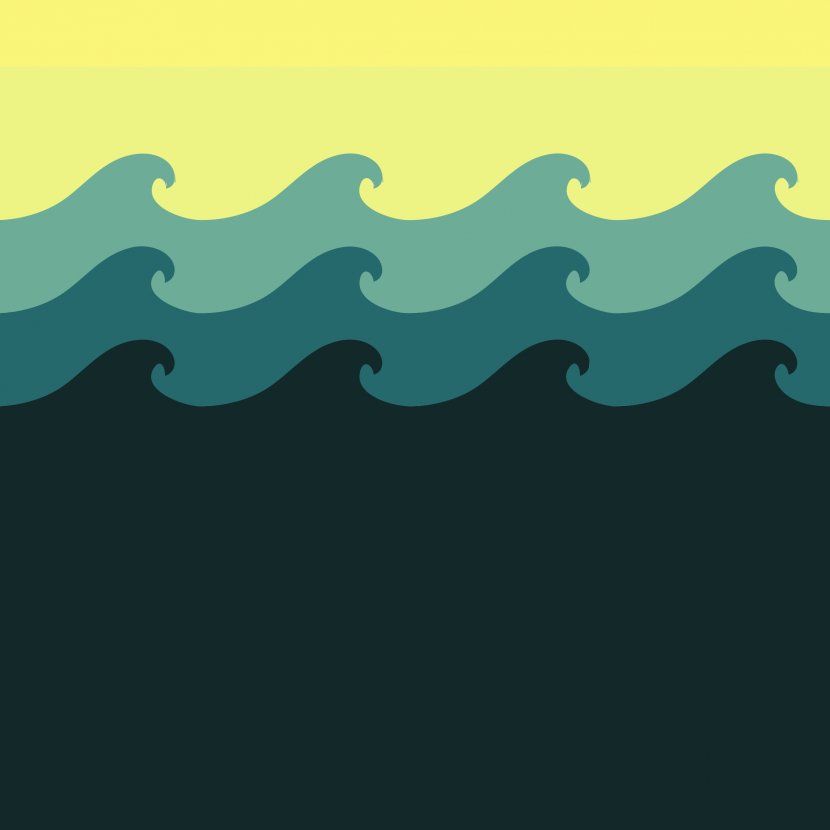 Wind Wave Vector Clip Art - Green - Pattern Cliparts Transparent PNG