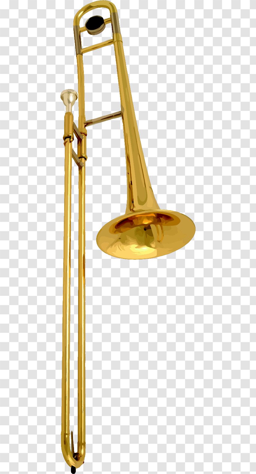 Trombone Euclidean Vector - Heart - Painted Transparent PNG