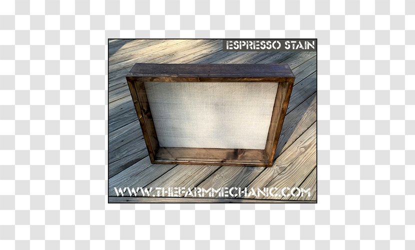 Shadow Box Picture Frames Display Case Table Shelf - Wood Stain Transparent PNG