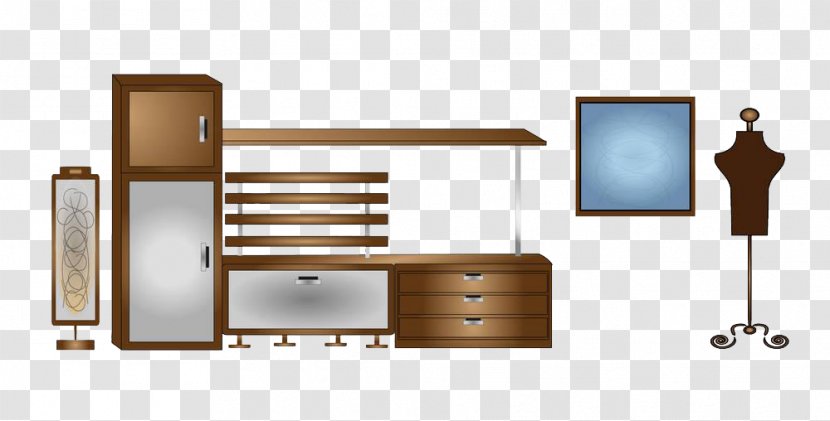 Nightstand Table Furniture Clothes Hanger - Interior Design Services - Wardrobe Model Transparent PNG