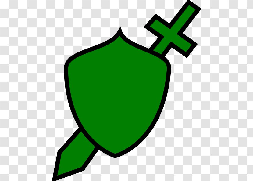 Clip Art - Wiki - Green Shield Transparent PNG