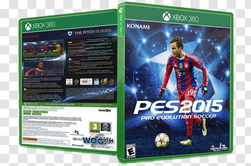 Xbox 360 PlayStation 3 Pro Evolution Soccer 2015 One Compact Disc - Cd Transparent PNG
