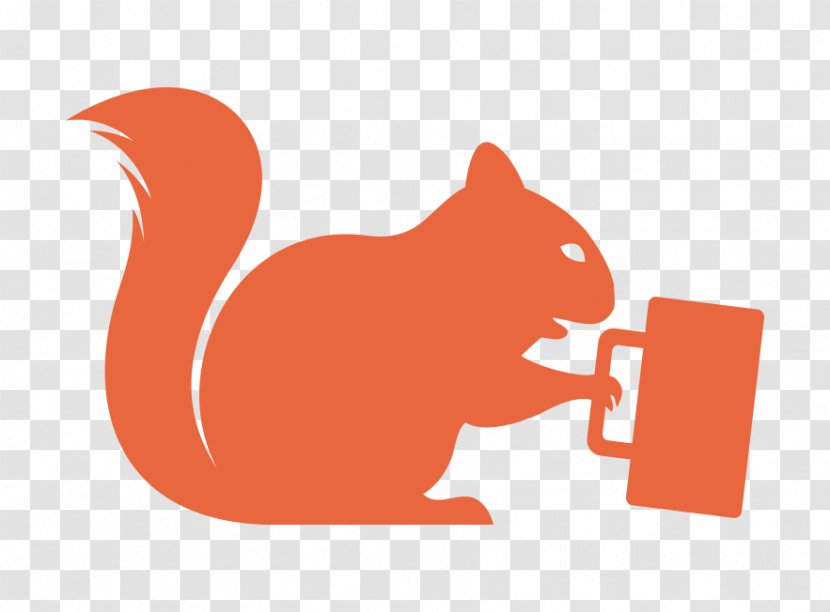 Cat Clip Art Squirrel Vector Graphics - Tail - Silhouette Transparent PNG