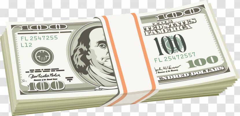Money United States Dollar Euclidean Vector Computer File - Currency - A Stack Of Vectors Transparent PNG