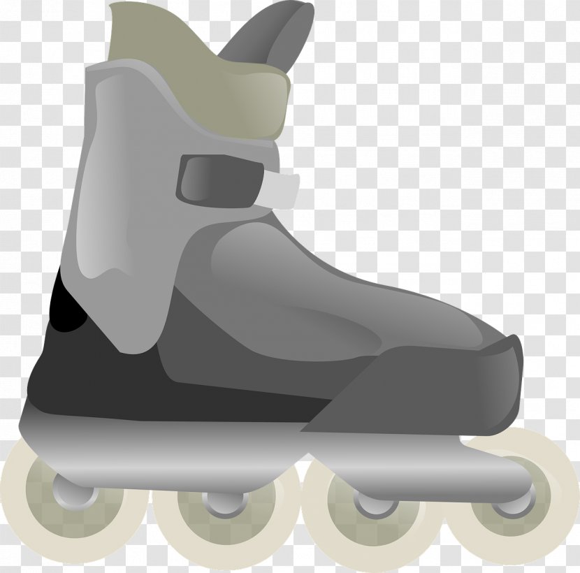 Inline Skates Roller Skating Ice Clip Art - Footwear Transparent PNG