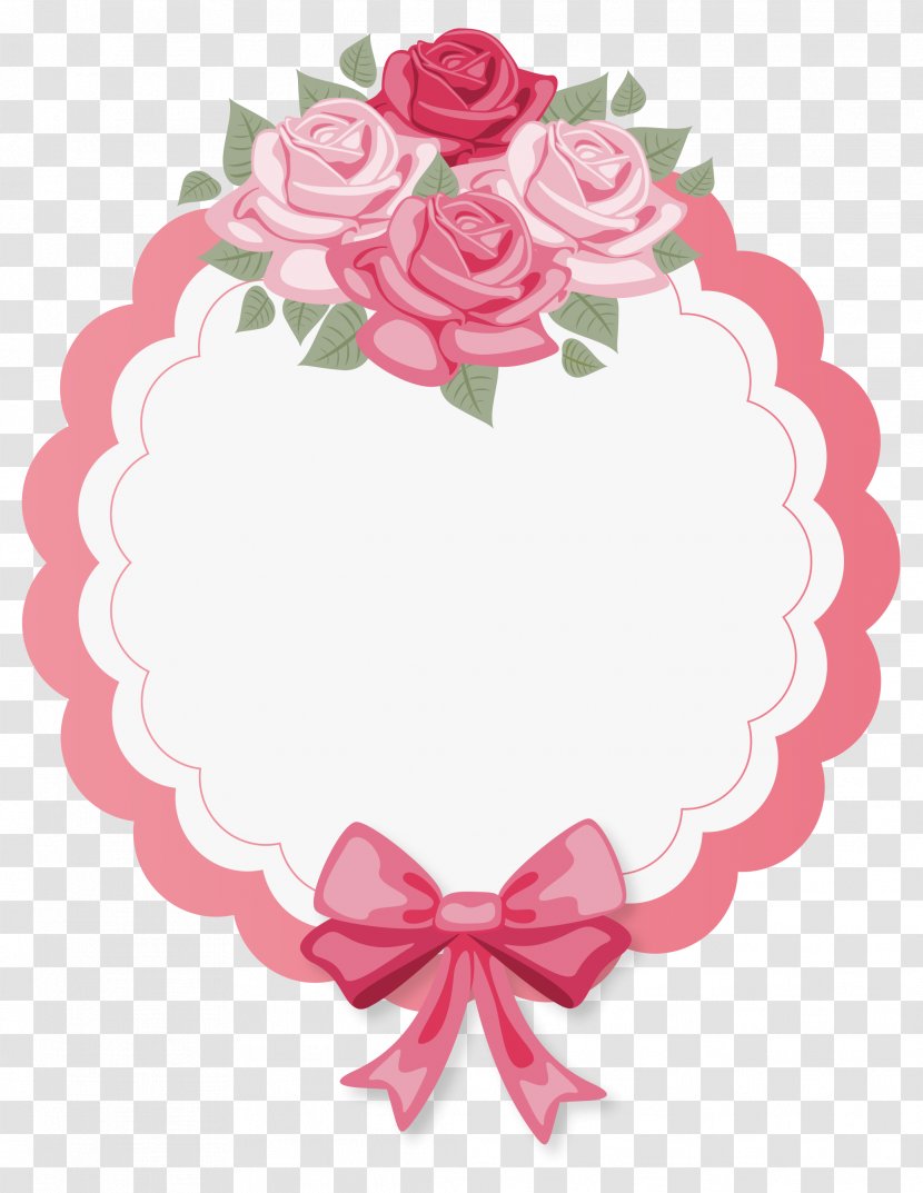 Mother's Day Flower Bouquet - Mother - Pink Border Transparent PNG