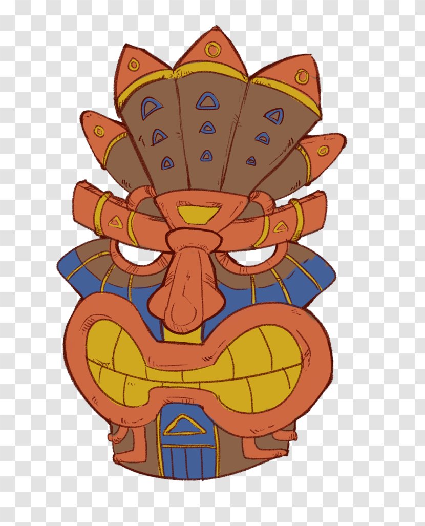 Legendary Creature Clip Art - Fictional Character - Tiki Mask Transparent PNG