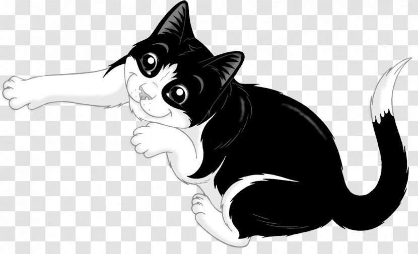 Whiskers Kitten Black Cat Felix The Dog - Bait Transparent PNG