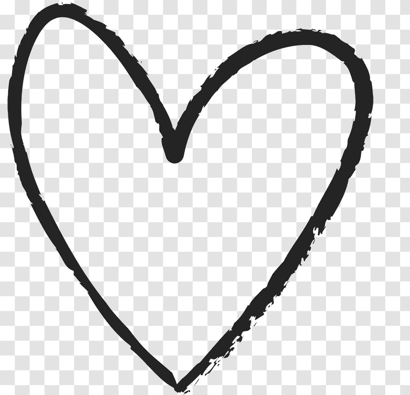 Heart Drawing Clip Art - Flower - Hand-drawn Clipart Transparent PNG