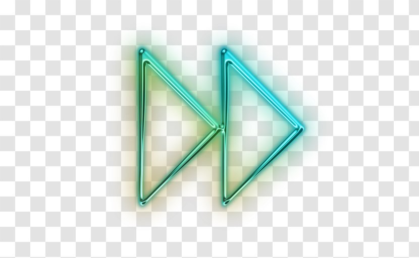 Triangle - Teal Transparent PNG