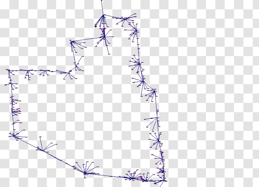 Line Point Angle - Purple Transparent PNG