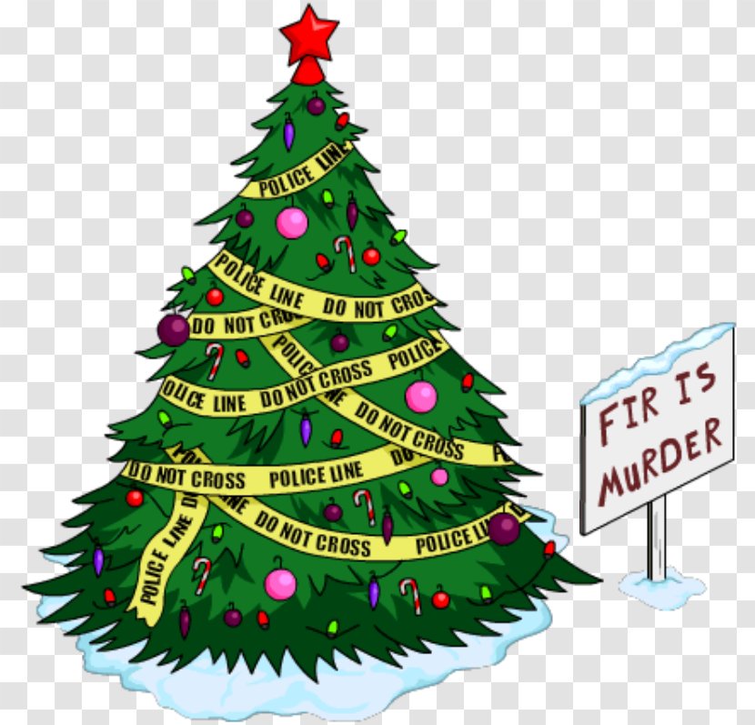Christmas Tree The Simpsons: Tapped Out Ornament Mr. Burns - Simpsons - Firtree Transparent PNG