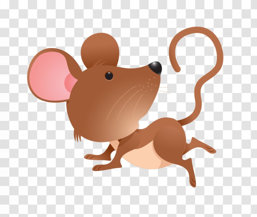 Cartoon Brown Rat Image Clip Art - Chinese Zodiac - Mice Transparent PNG