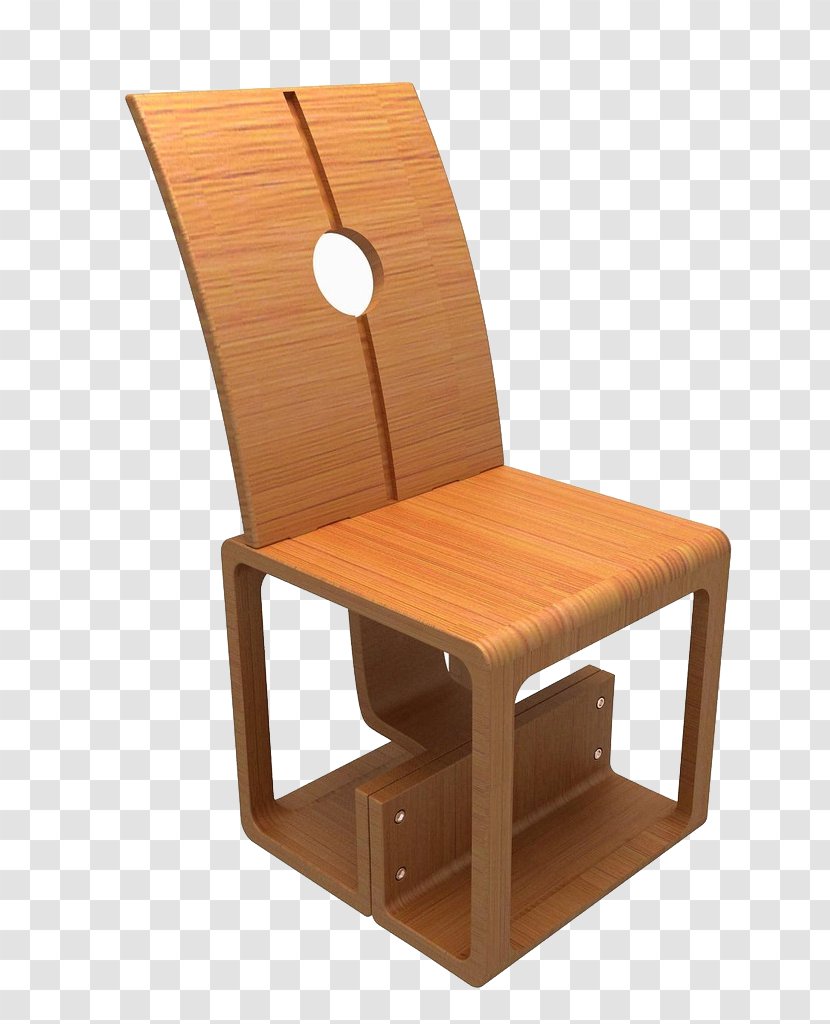 Wegner Wishbone Chair Table Egg - Wood - Design Display Model Transparent PNG
