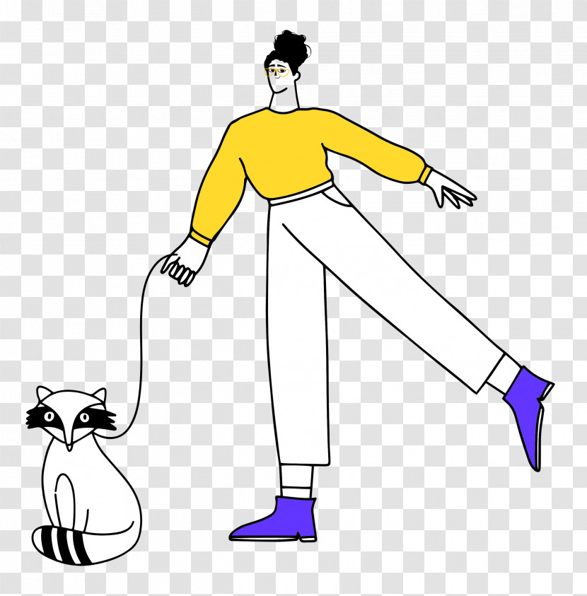 Walking The Racoon Transparent PNG