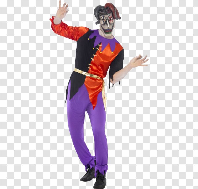 Costume Party Clown Mask Jester - Halloween Transparent PNG