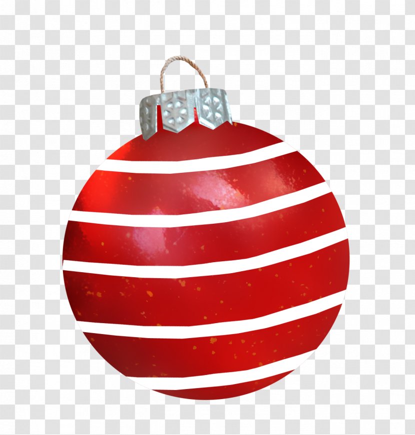 Christmas Ornament Red - Ball Transparent PNG