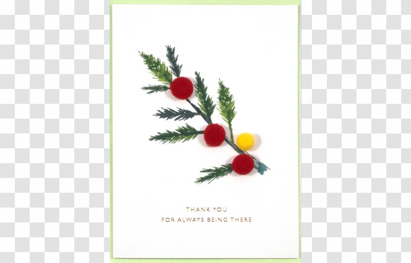 Greeting & Note Cards Christmas Ornament Floral Design - Flowering Plant Transparent PNG