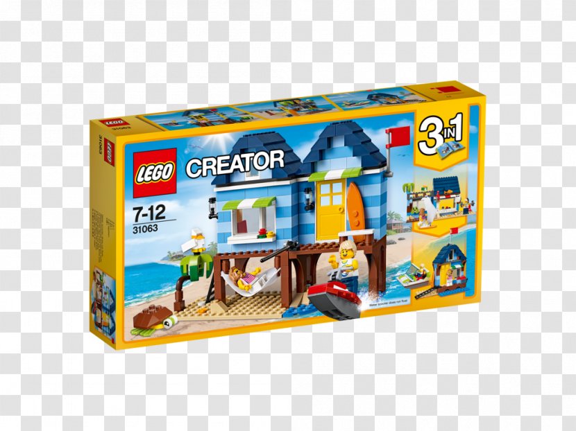 Lego Creator LEGO 31063 Beachside Vacation Toy Block - 4 Transparent PNG
