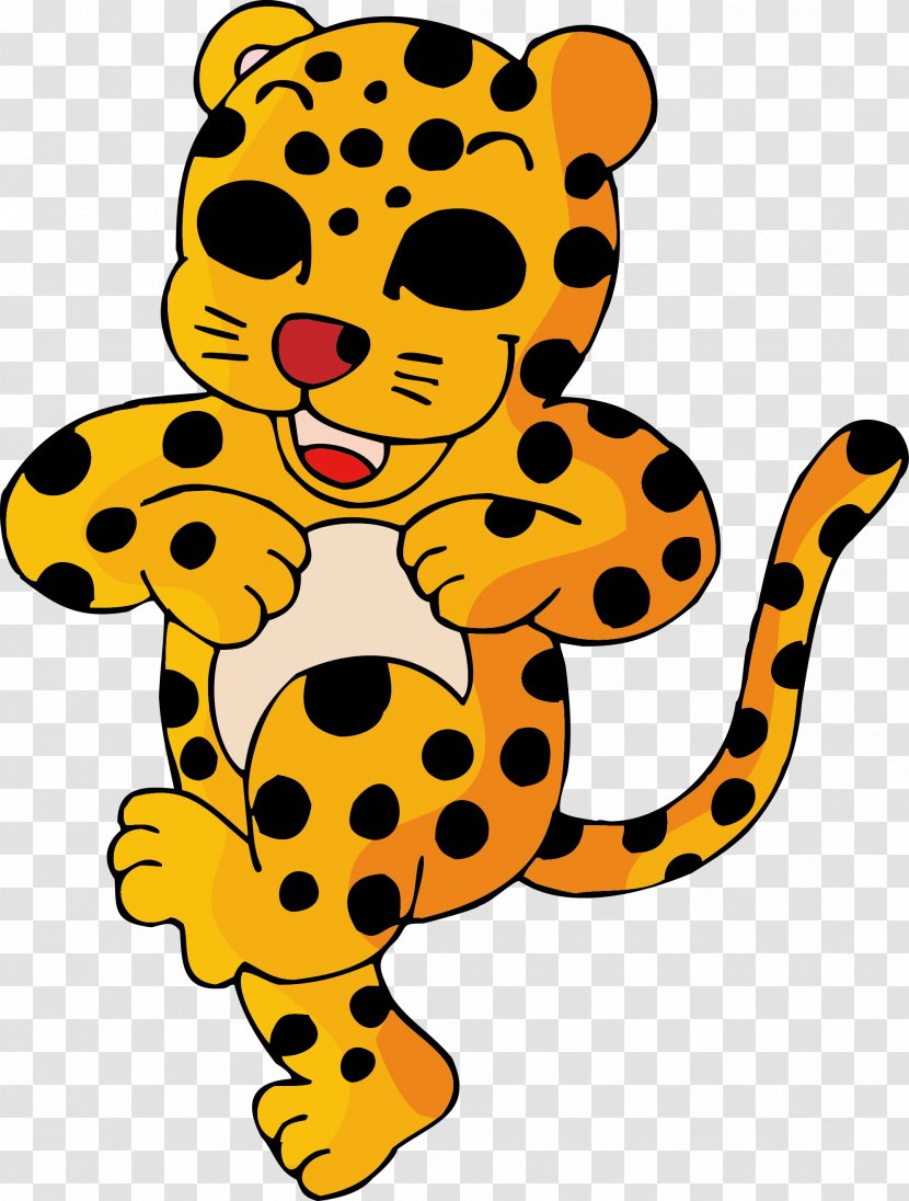 Leopard Tiger Lion Felidae - Comics - Vector Transparent PNG