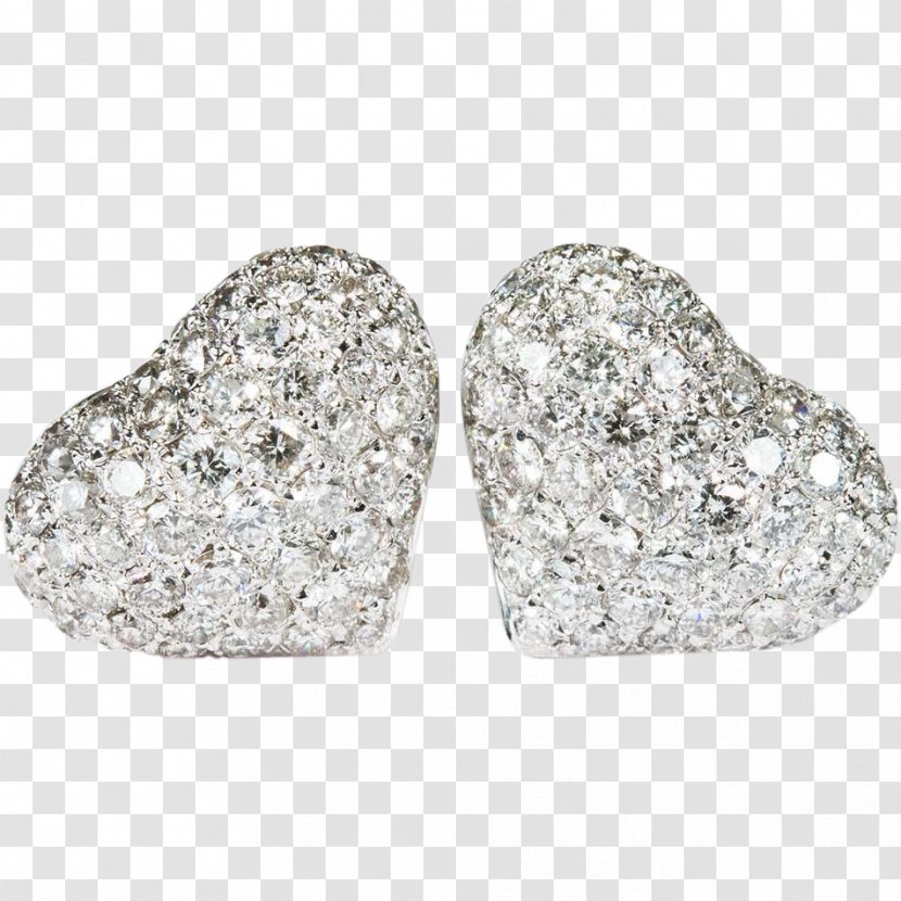 Earring Jewellery Gold Diamond Gemstone - Earrings - Heart Transparent PNG