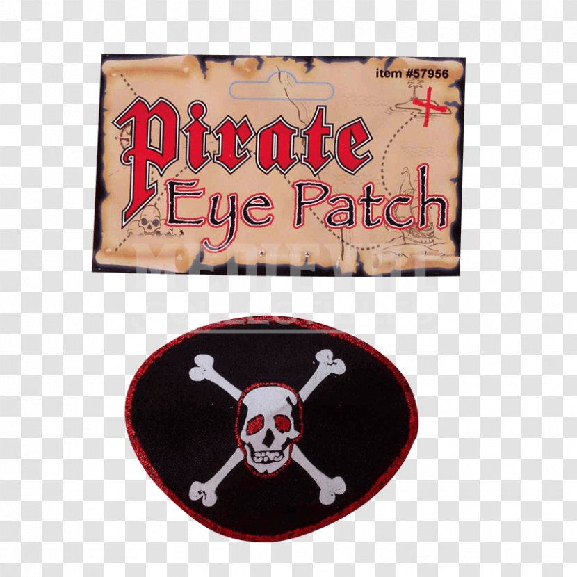 Eyepatch Piracy Logo Font - Pirate Eye Patch Transparent PNG