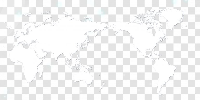 Black And White Pattern - Rectangle - World Map Transparent PNG