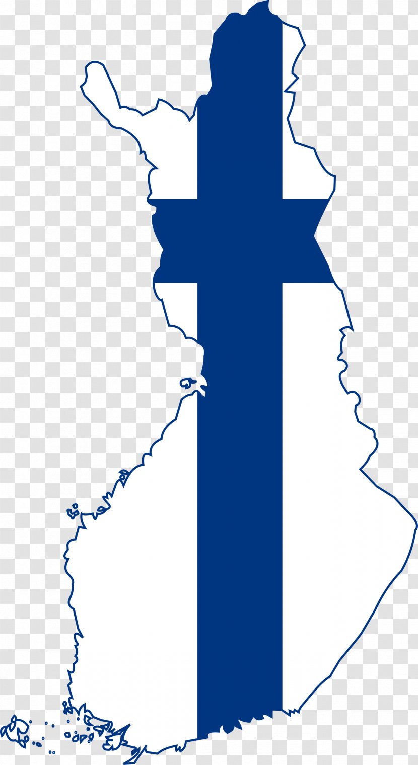 Flag Of Finland Map National - Pittsburgh - Country Transparent PNG