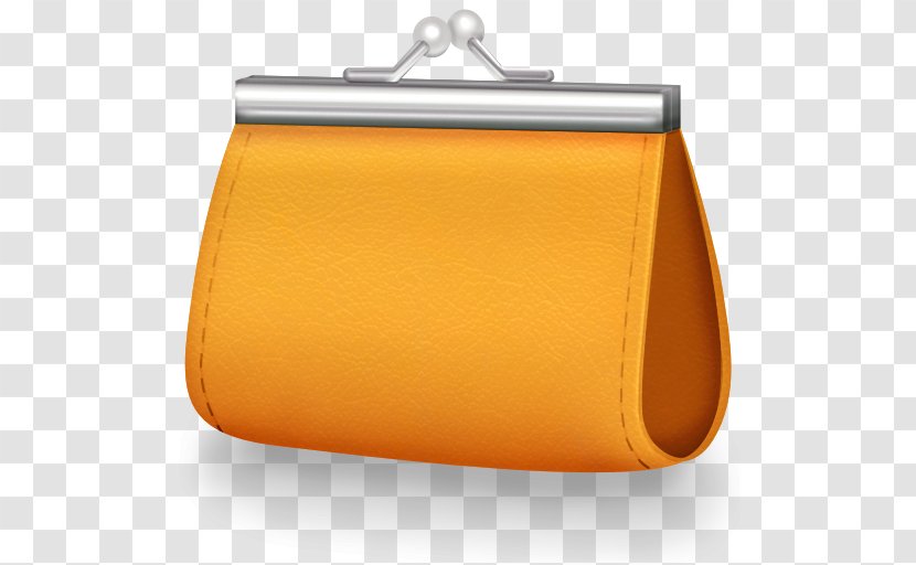 Wallet Handbag Coin Purse Clip Art - Orange Women Icon Transparent PNG