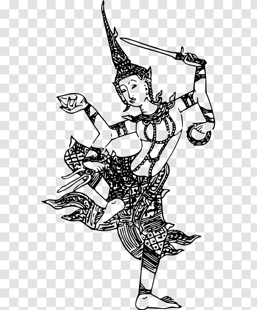 Ganesha Krishna Rama Vishnu God - Fictional Character Transparent PNG