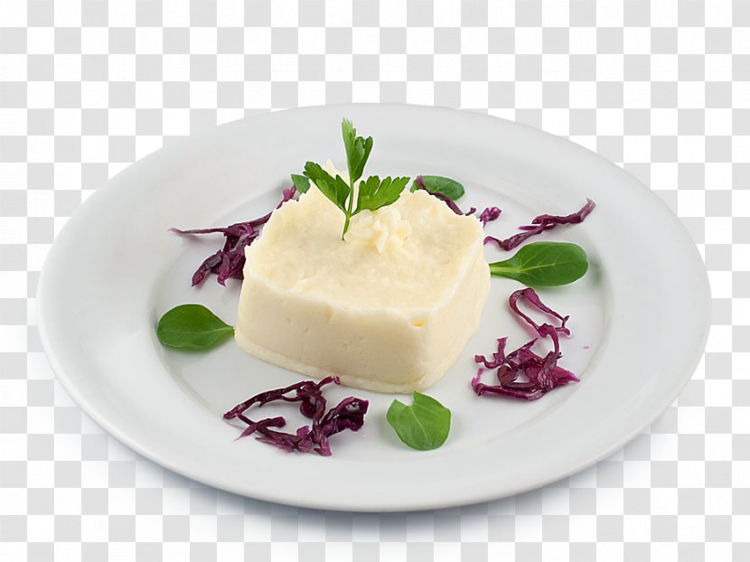 Cream Blancmange Ingredient Potato Garnish - Food - Pizza Transparent PNG