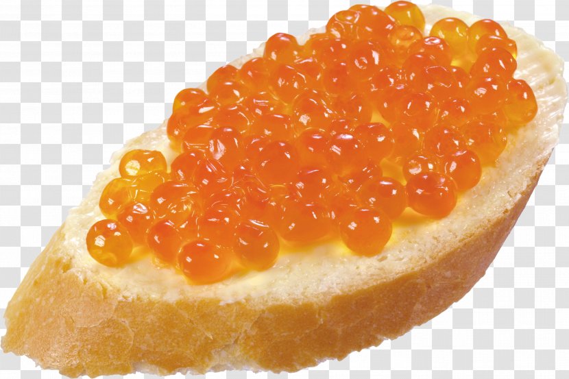Red Caviar Butterbrot Sandwich Pancake - Hot Dog Transparent PNG