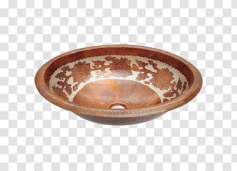 Ceramic Bowl Copper Sink Bathroom - Tableware - Coat Hat Racks Transparent PNG