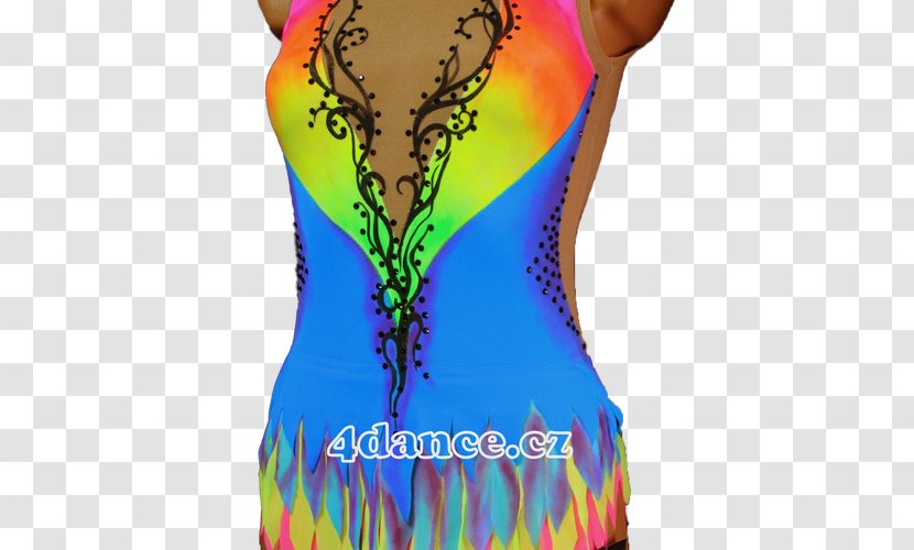 Rhythmic Gymnastics Shoulder Dress Top - Silhouette Transparent PNG