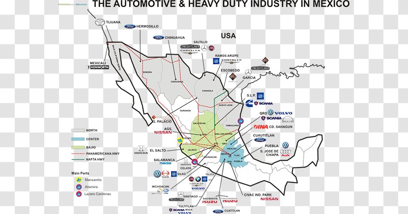 Mexico Car Automotive Industry Ford Motor Company - Industrial Plant Transparent PNG