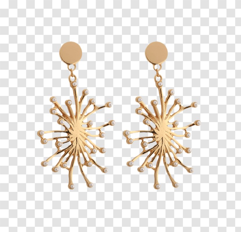 Earring Jewellery Pearl Silver Gold - Copper Transparent PNG