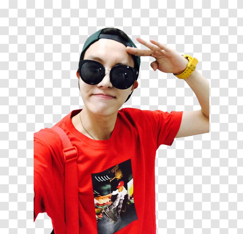 BTS Sticker K-pop Boyz With Fun - Sunglasses - J-HOPE Transparent PNG