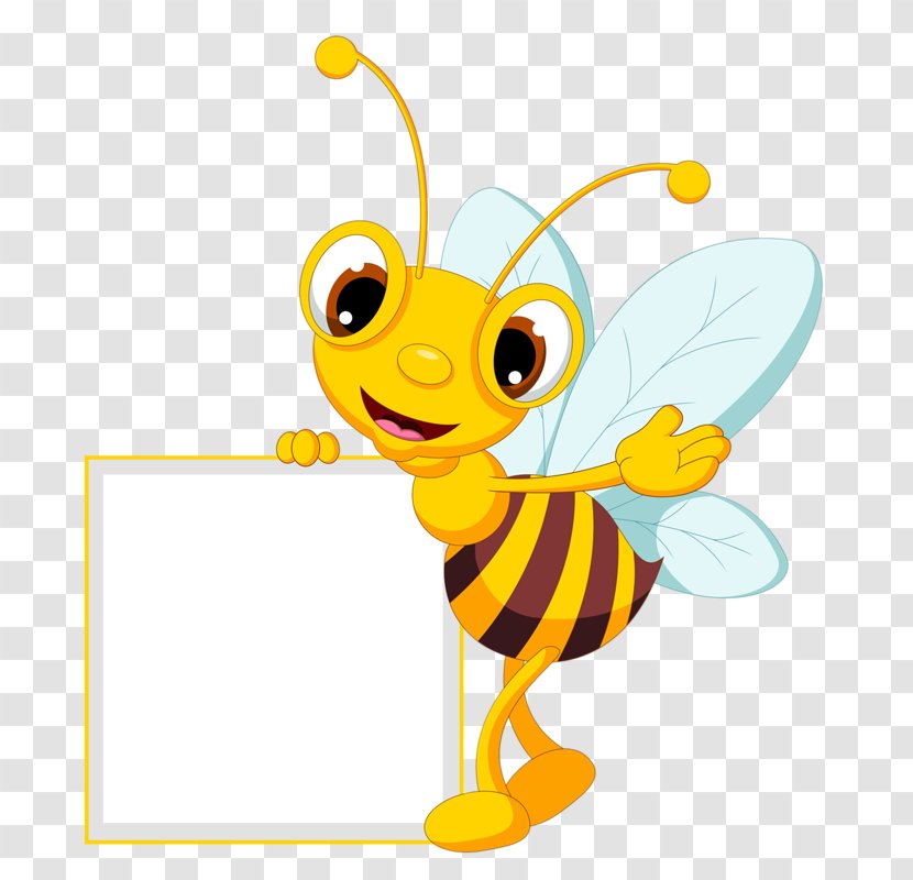 Bee Cartoon Clip Art - Stock Photography Transparent PNG