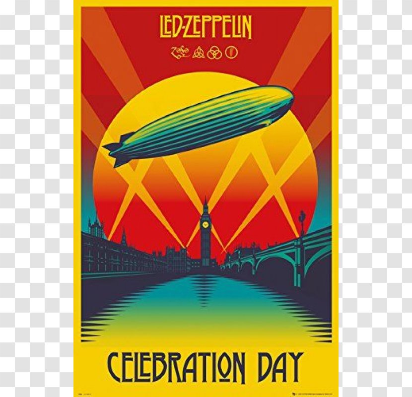 Led Zeppelin Poster Celebration Day Page And Plant Mothership - Heart Transparent PNG