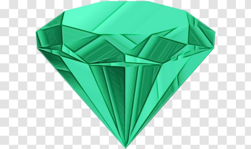 Origami - Emerald - Paper Art Transparent PNG