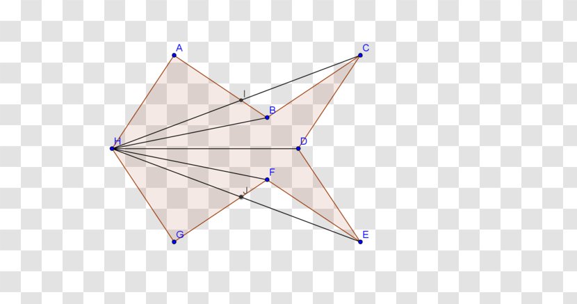 Triangle Point - Fine Dividing Line Transparent PNG