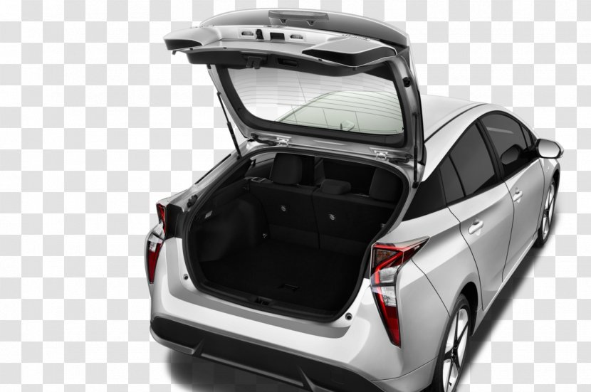 2017 Toyota Prius V 2016 Two Hatchback C Plug-in Hybrid - Mode Of Transport - Car Trunk Transparent PNG