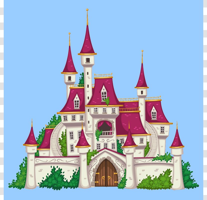 Drawing Castle Image Illustration Coloring Book - Building Transparent PNG