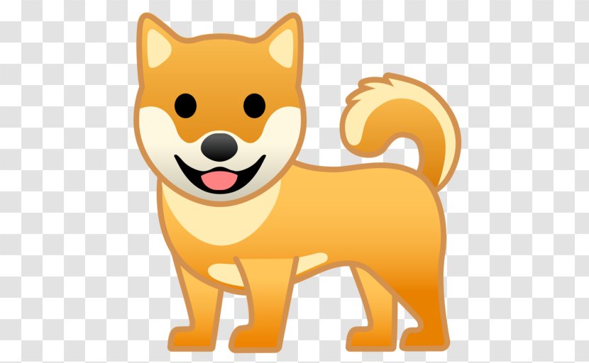 Emoji Dog Google Android Noto Fonts - Carnivoran Transparent PNG