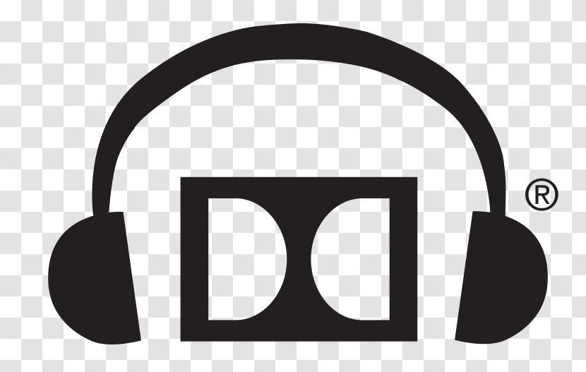 Dolby Headphone Laboratories Headphones Digital 7.1 Surround Sound - Logo Transparent PNG
