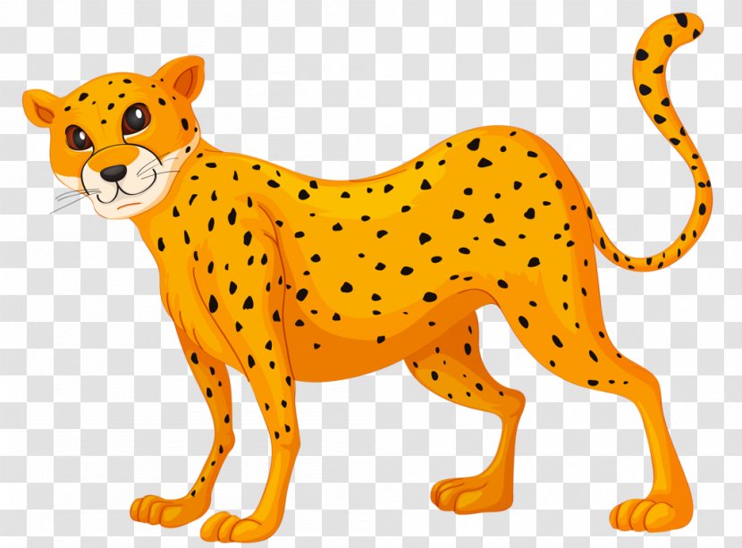 Cheetah Leopard Cartoon Transparent PNG