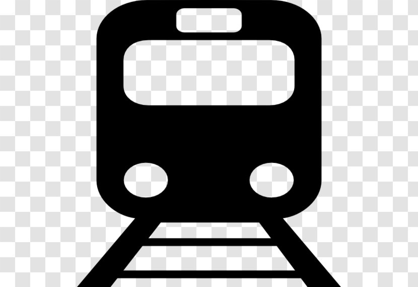 Rapid Transit Rail Transport Train Clip Art - Black - Station Transparent PNG